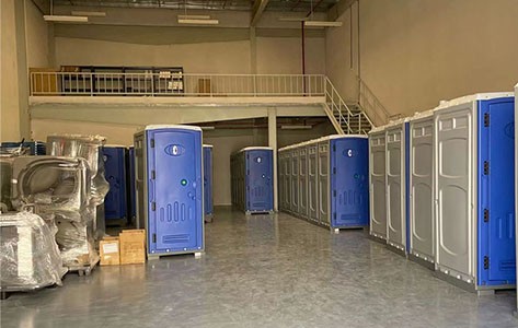 ห้องน้ำแบบพกพา HDPE ในสหรัฐอาหรับเอมิเรตส์
