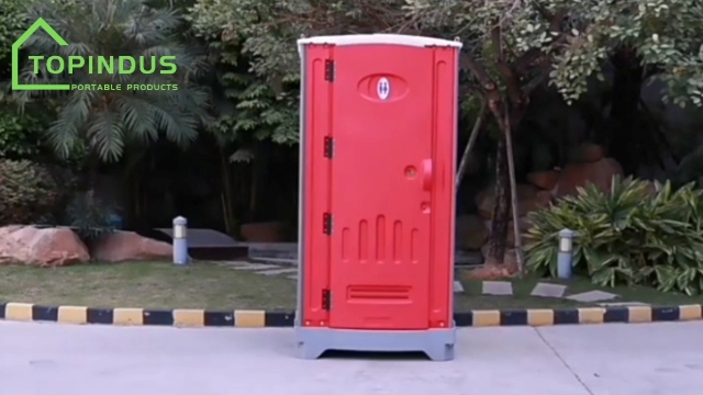 ห้องอาบน้ำ HDPE แบบพกพาที่ทนทานสำหรับใช้กลางแจ้งและก่อสร้าง