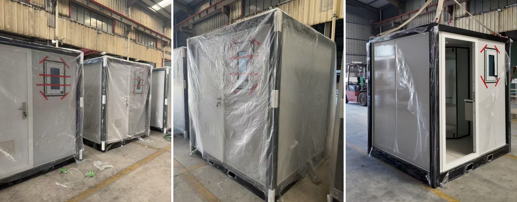 Protable container bathroom toilets