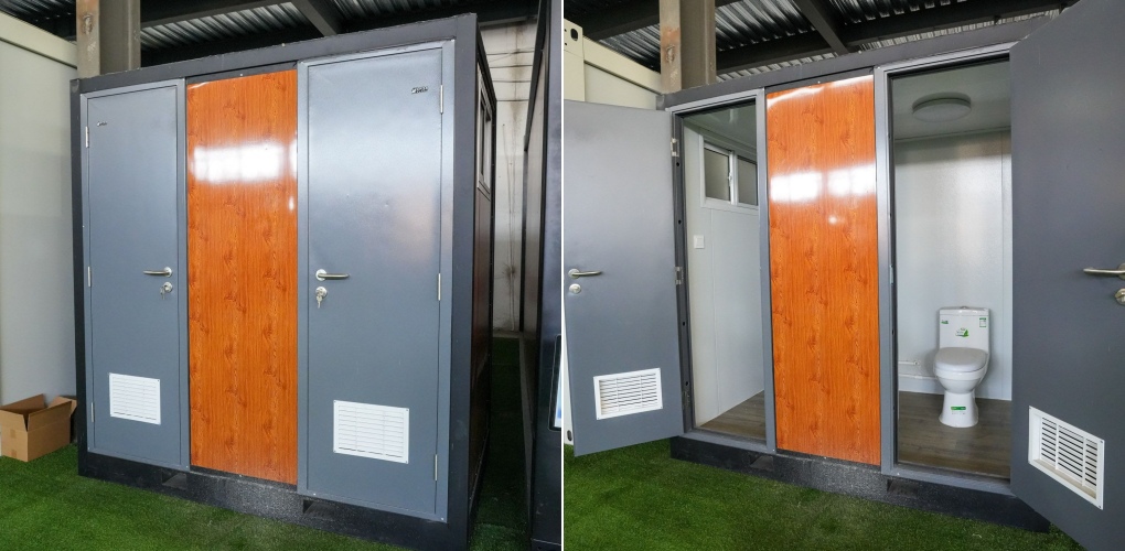 modular container toilet