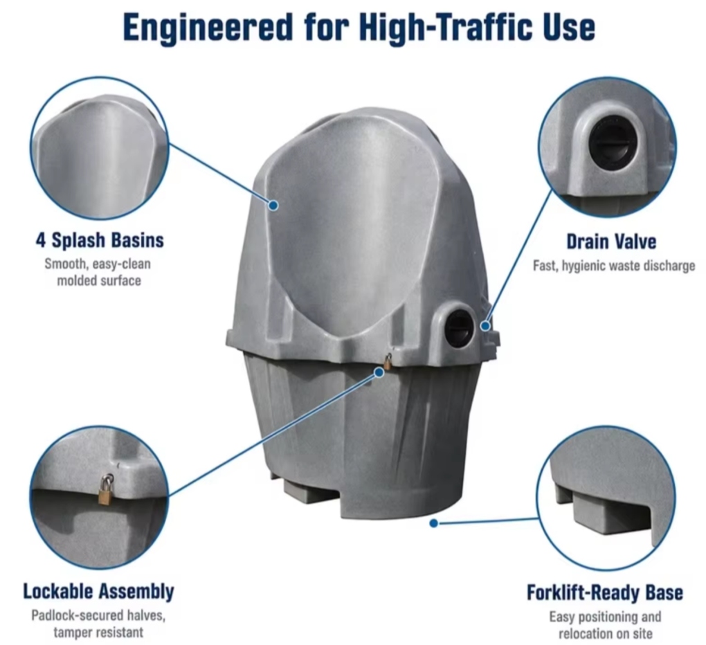 Wholesale Rotomolded HDPE Portable Urinal