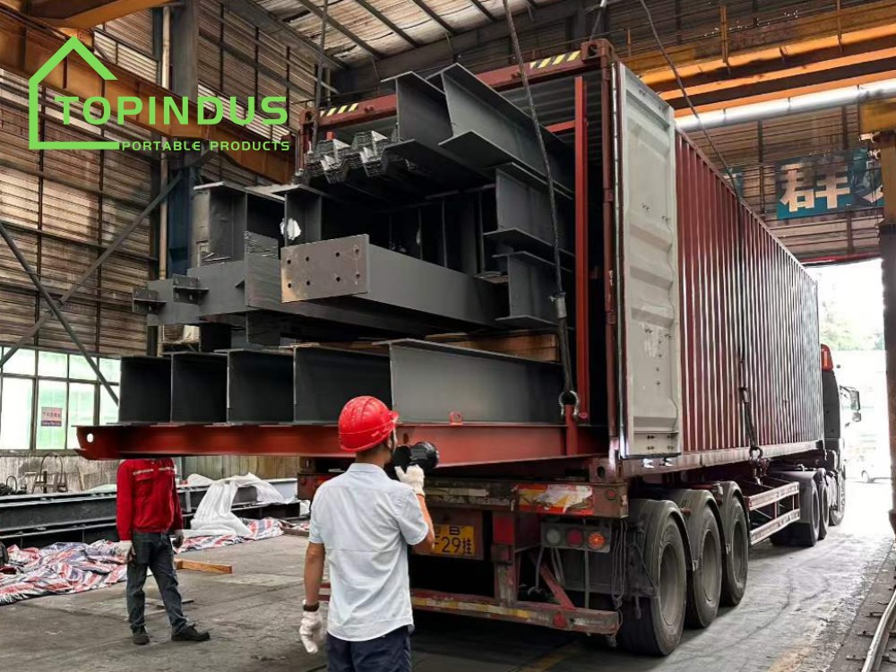 โครงการโครงสร้างเหล็ก 5 ชั้นของ TOPINDUS กัวเตมาลา